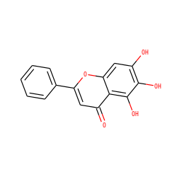 O=c1cc(-c2ccccc2)oc2cc(O)c(O)c(O)c12 ZINC000003871633