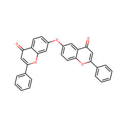 O=c1cc(-c2ccccc2)oc2cc(Oc3ccc4oc(-c5ccccc5)cc(=O)c4c3)ccc12 ZINC000040875195