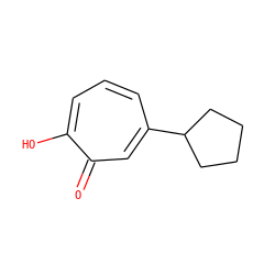 O=c1cc(C2CCCC2)cccc1O ZINC000096913640