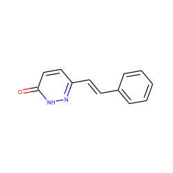 O=c1ccc(/C=C/c2ccccc2)n[nH]1 ZINC000008666975