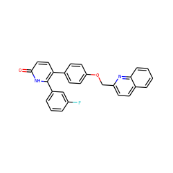 O=c1ccc(-c2ccc(OCc3ccc4ccccc4n3)cc2)c(-c2cccc(F)c2)[nH]1 ZINC000473159864