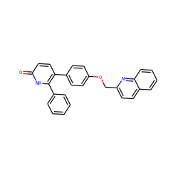 O=c1ccc(-c2ccc(OCc3ccc4ccccc4n3)cc2)c(-c2ccccc2)[nH]1 ZINC000473161121