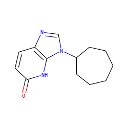 O=c1ccc2ncn(C3CCCCCC3)c2[nH]1 ZINC000068198026