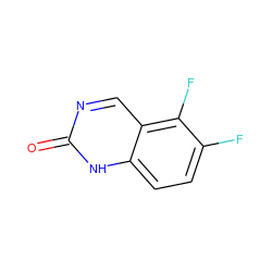 O=c1ncc2c(F)c(F)ccc2[nH]1 ZINC000029563352