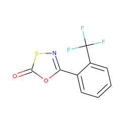 O=c1oc(-c2ccccc2C(F)(F)F)ns1 ZINC000138964649