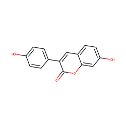 O=c1oc2cc(O)ccc2cc1-c1ccc(O)cc1 ZINC000038418848
