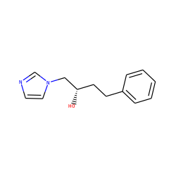 O[C@@H](CCc1ccccc1)Cn1ccnc1 ZINC000028648013