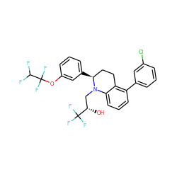 O[C@@H](CN1c2cccc(-c3cccc(Cl)c3)c2CC[C@@H]1c1cccc(OC(F)(F)C(F)F)c1)C(F)(F)F ZINC000049867529
