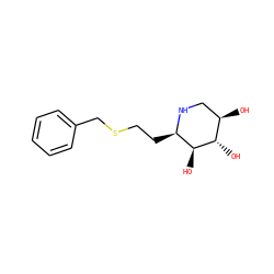 O[C@@H]1[C@@H](O)[C@@H](CCSCc2ccccc2)NC[C@H]1O ZINC000084731743