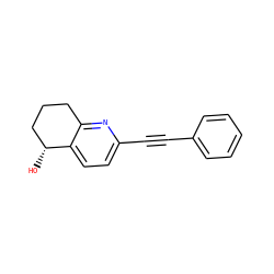 O[C@@H]1CCCc2nc(C#Cc3ccccc3)ccc21 ZINC000028967981
