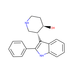O[C@@H]1CCNC[C@H]1c1c(-c2ccccc2)[nH]c2ccccc12 ZINC000003981539