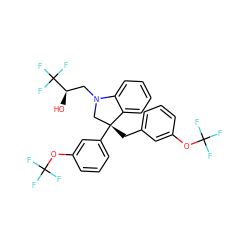 O[C@H](CN1C[C@@](Cc2cccc(OC(F)(F)F)c2)(c2cccc(OC(F)(F)F)c2)c2ccccc21)C(F)(F)F ZINC000653871518