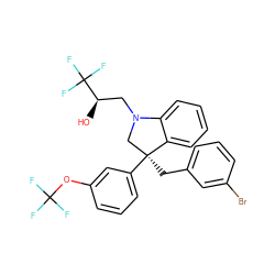 O[C@H](CN1C[C@](Cc2cccc(Br)c2)(c2cccc(OC(F)(F)F)c2)c2ccccc21)C(F)(F)F ZINC000653901710