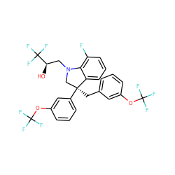 O[C@H](CN1C[C@](Cc2cccc(OC(F)(F)F)c2)(c2cccc(OC(F)(F)F)c2)c2cccc(F)c21)C(F)(F)F ZINC000653874640