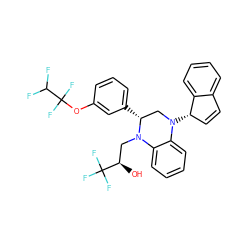 O[C@H](CN1c2ccccc2N([C@H]2C=Cc3ccccc32)C[C@H]1c1cccc(OC(F)(F)C(F)F)c1)C(F)(F)F ZINC000207730320