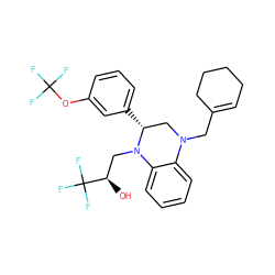 O[C@H](CN1c2ccccc2N(CC2=CCCCC2)C[C@H]1c1cccc(OC(F)(F)F)c1)C(F)(F)F ZINC000207736948