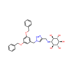 O[C@H]1[C@H](NCc2cn(Cc3cc(OCc4ccccc4)cc(OCc4ccccc4)c3)nn2)[C@@H](O)[C@H](O)[C@@H](O)[C@@H]1O ZINC000101409747