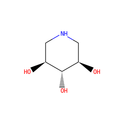 O[C@H]1CNC[C@@H](O)[C@@H]1O ZINC000100872034