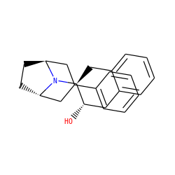 O[C@H]1Cc2ccccc2C[C@@H]1N1[C@H]2CC[C@H]1CC(c1ccccc1)C2 ZINC000100799615