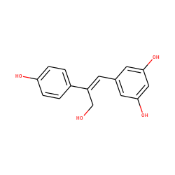 OC/C(=C\c1cc(O)cc(O)c1)c1ccc(O)cc1 ZINC000096284013