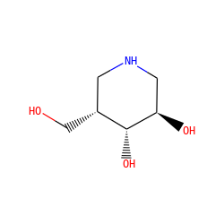 OC[C@@H]1CNC[C@@H](O)[C@@H]1O ZINC000006361564