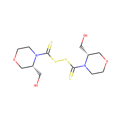OC[C@@H]1COCCN1C(=S)SSC(=S)N1CCOC[C@H]1CO ZINC001772619587