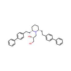 OC[C@H](O)CN1[C@H](CCc2ccc(-c3ccccc3)cc2)CCC[C@@H]1CCc1ccc(-c2ccccc2)cc1 ZINC000103297277