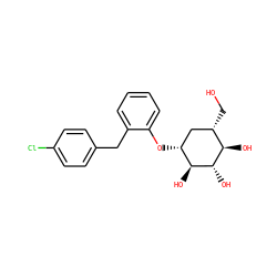 OC[C@H]1C[C@@H](Oc2ccccc2Cc2ccc(Cl)cc2)[C@H](O)[C@@H](O)[C@@H]1O ZINC000038209161