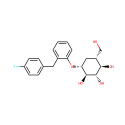 OC[C@H]1C[C@@H](Oc2ccccc2Cc2ccc(F)cc2)[C@H](O)[C@@H](O)[C@@H]1O ZINC000038238344
