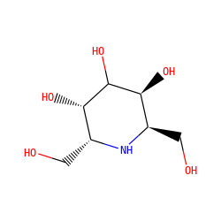 OC[C@H]1N[C@H](CO)[C@H](O)C(O)[C@H]1O ZINC000013780145