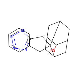 OC1C2CC3CC1CC(C2)C3(Cc1ccccc1)Cc1nnn[nH]1 ZINC000103232203