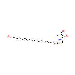 OCCCCCCCCCCCCCCCC/N=C1/SC[C@@H]2[C@@H](O)[C@H](O)CCN12 ZINC001772651940