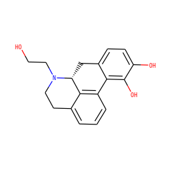 OCCN1CCc2cccc3c2[C@H]1Cc1ccc(O)c(O)c1-3 ZINC000013509357