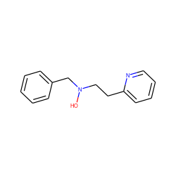 ON(CCc1ccccn1)Cc1ccccc1 ZINC000037866066
