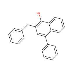 Oc1c(Cc2ccccc2)cc(-c2ccccc2)c2ccccc12 ZINC000027197579