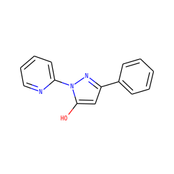 Oc1cc(-c2ccccc2)nn1-c1ccccn1 ZINC000100139158