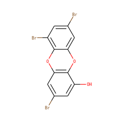 Oc1cc(Br)cc2c1Oc1cc(Br)cc(Br)c1O2 ZINC000013535712