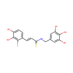 Oc1cc(CNC(=S)/C=C/c2ccc(O)c(O)c2I)cc(O)c1O ZINC000096172818