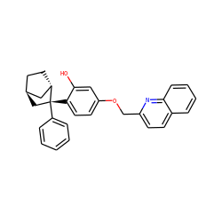 Oc1cc(OCc2ccc3ccccc3n2)ccc1[C@@]1(c2ccccc2)C[C@H]2CC[C@H]1C2 ZINC000261127947