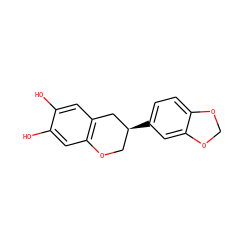 Oc1cc2c(cc1O)OC[C@H](c1ccc3c(c1)OCO3)C2 ZINC000028875488