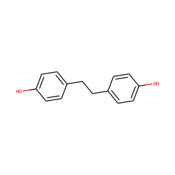 Oc1ccc(CCc2ccc(O)cc2)cc1 ZINC000001562031