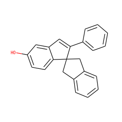 Oc1ccc2c(c1)C=C(c1ccccc1)C21Cc2ccccc2C1 ZINC000013487451
