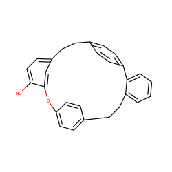 Oc1ccc2cc1Oc1ccc(cc1)CCc1ccccc1-c1ccc(cc1)CC2 ZINC000029124181
