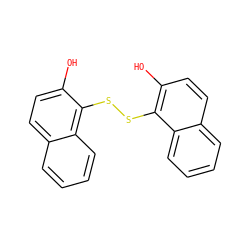 Oc1ccc2ccccc2c1SSc1c(O)ccc2ccccc12 ZINC000001957909