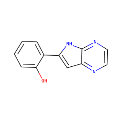 Oc1ccccc1-c1cc2nccnc2[nH]1 ZINC000100830191