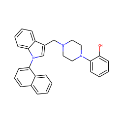 Oc1ccccc1N1CCN(Cc2cn(-c3cccc4ccccc34)c3ccccc23)CC1 ZINC000103265585