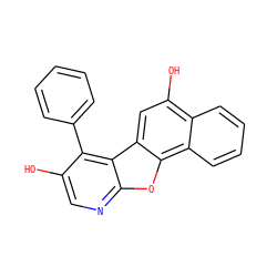 Oc1cnc2oc3c4ccccc4c(O)cc3c2c1-c1ccccc1 ZINC000095552170