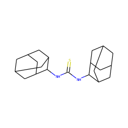 S=C(NC1C2CC3CC(C2)CC1C3)NC1C2CC3CC(C2)CC1C3 ZINC000164220804