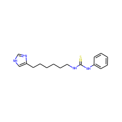 S=C(NCCCCCCc1c[nH]cn1)Nc1ccccc1 ZINC000013741815