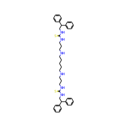 S=C(NCCCNCCCCCNCCCNC(=S)NCC(c1ccccc1)c1ccccc1)NCC(c1ccccc1)c1ccccc1 ZINC000205731319